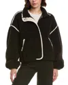 Elan Fleece Jacket In Black