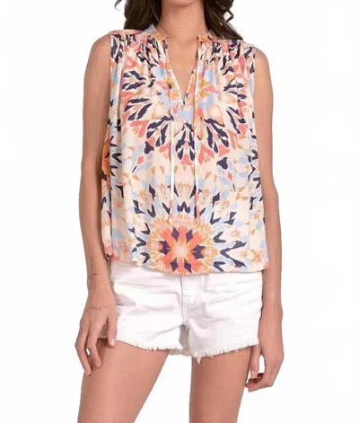 ELAN FLOWY TOP IN MULTI