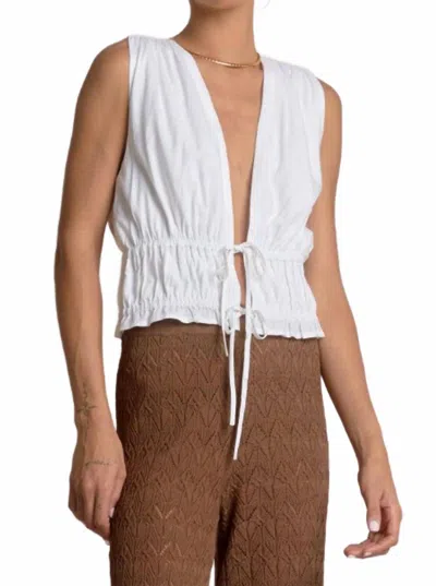 Elan Fly Away Top In White