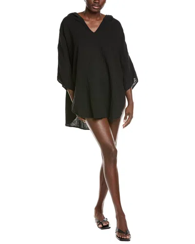 Elan Gauze Tunic In Black