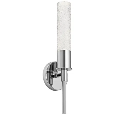 Elan Glacial Glow 17 1/2" High Chrome Led Wall Sconce
