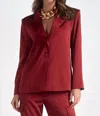 ELAN HEARTBREAKER BLAZER IN MAROON