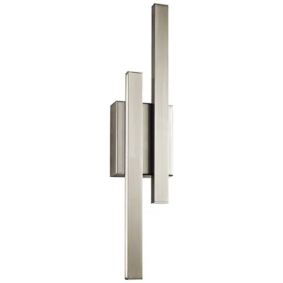 Elan Idril Brushed Nickel 22 1/4" High Led Wall Sconce