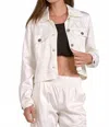 Elan Ira Jacket In White In Neutral