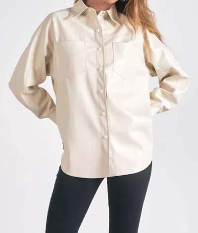 Elan Jagger Jacket In White
