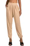 Elan Jogger Pants In Tan In Neutral