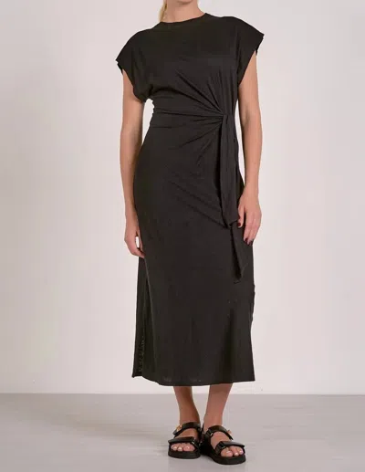 Elan Jolene Midi Dress In Black