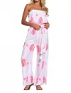 Elan Jumpsuit In White In White
