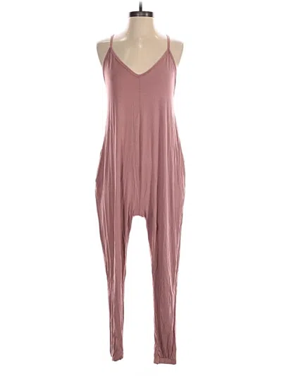 Pre-owned Elan Jumpsuit In Pink