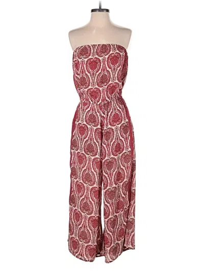 Pre-owned Elan Jumpsuit In Red