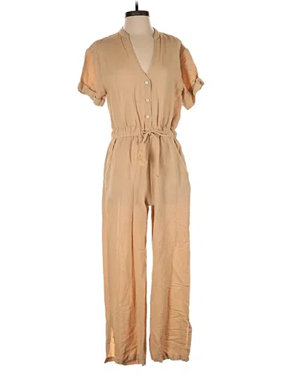 Pre-owned Elan Jumpsuit In Tan
