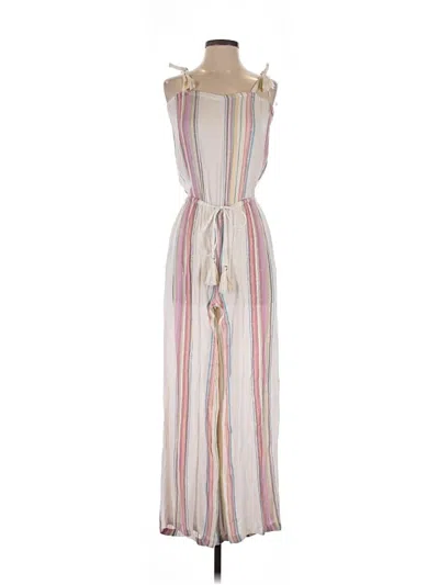 Pre-owned Elan Jumpsuit In White