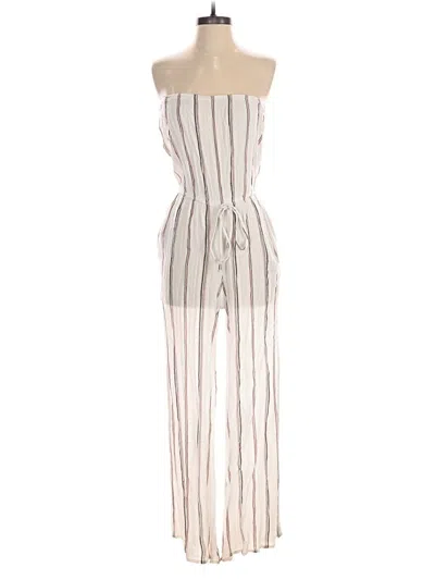 Pre-owned Elan Jumpsuit In White