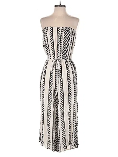 Pre-owned Elan Jumpsuit In White