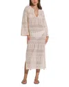 Elan Kaftan Swim Cover-up In Natural