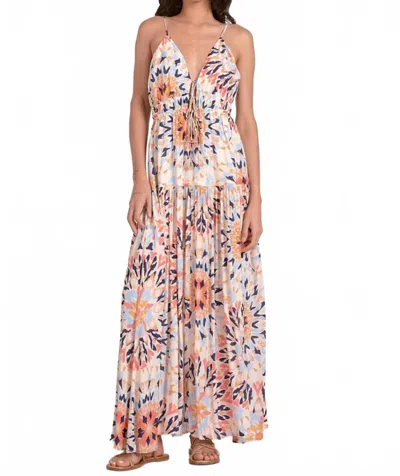 ELAN KALEIDOSCOPE MAXI DRESS IN MULTICOLOR