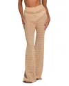 Elan Kalena Crochet Pants In Natural In White