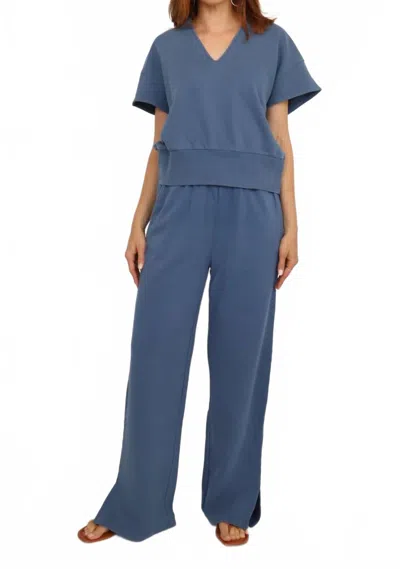 Elan Kalysta Drawstring Pants In Blue