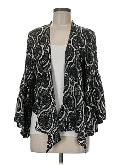 Pre-owned Elan Kimono In Black