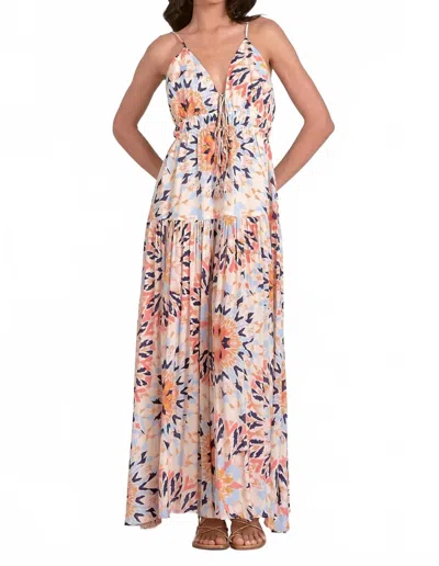ELAN KIRA MAXI DRESS IN MULTI KALEIDESCOPE