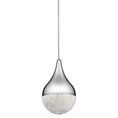 Elan Kiss 4 3/4" Wide Chrome Led Mini Pendant