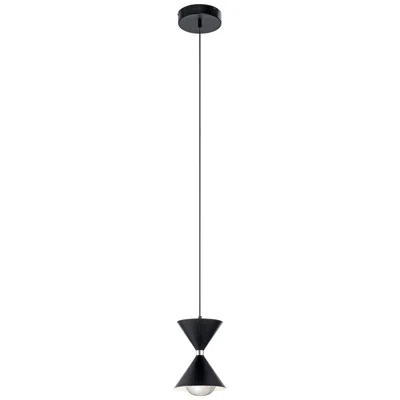 Elan Kordan 6 1/2" Wide Matte Black Led Mini Pendant
