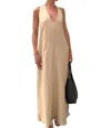 Elan Lala Maxi Dress In Biscuit In Brown