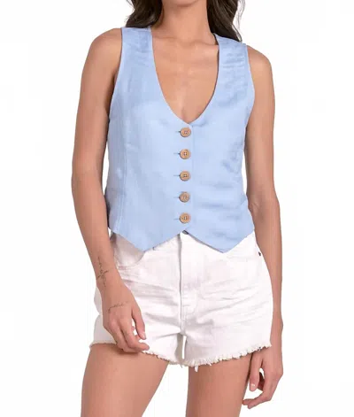 Elan Lana Vest In Light Blue