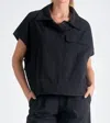Elan Last Spot Blouse In Black In Black