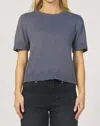 Elan Leyla Vintage Top In Indigo In Gray