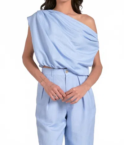 Elan Lianne Top In Baby Blue