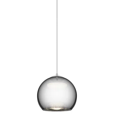 Elan Lighting Rendo 7 3/4" Modern Chrome And Glass Led Mini Pendant