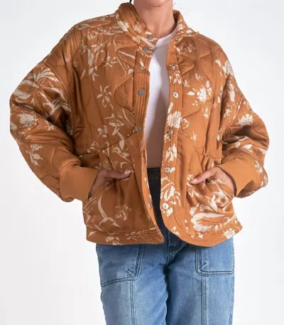 Elan Lightweight Bomber In Tan Toulouse