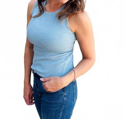 Elan Lilly Tank In Lite Blue