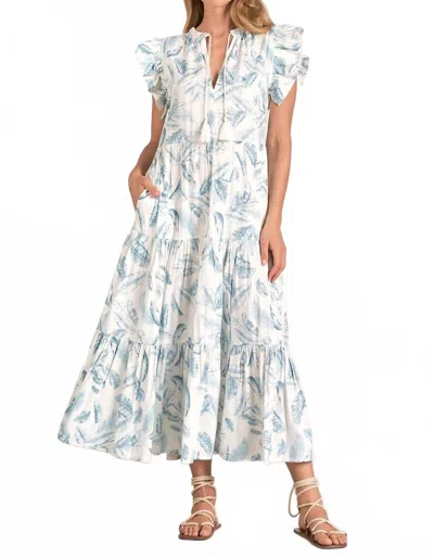 Elan Lima Midi Dress In Blue