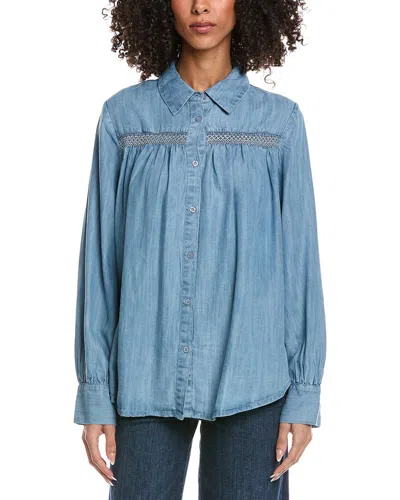 Elan Long Sleeve Top In Blue