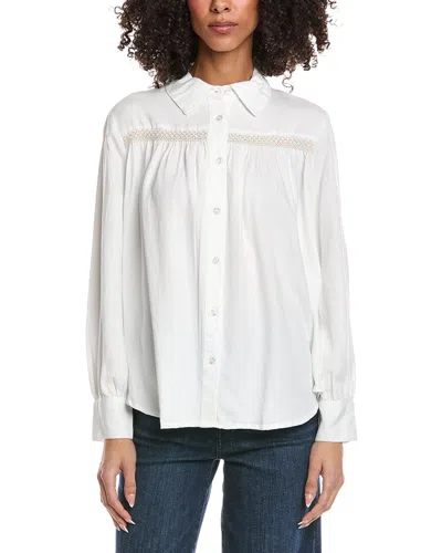 Elan Long Sleeve Top In White