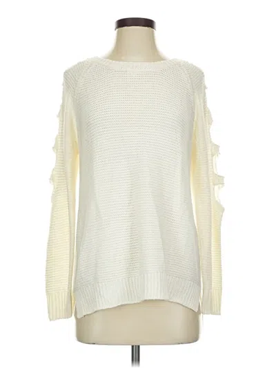Pre-owned Elan Long Sleeve T-shirt In Ivory