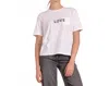 Elan Love Graphic Tee With Chest Pocket In White In White