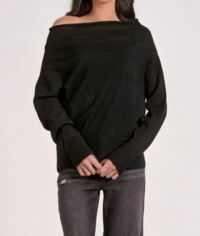 Elan Matilda Off Shoulder Top In Black