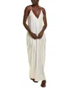 ELAN ELAN METALLIC MAXI DRESS