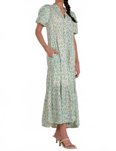 Elan Midi Dress In Blue Casablanc In Multi
