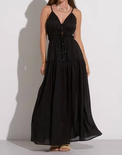 ELAN MILOS MAXI DRESS IN BLACK