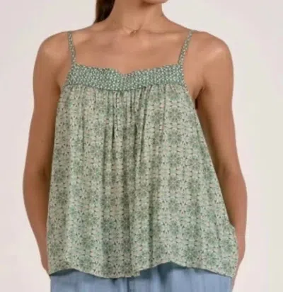 Elan Muse Boho Tank In Green