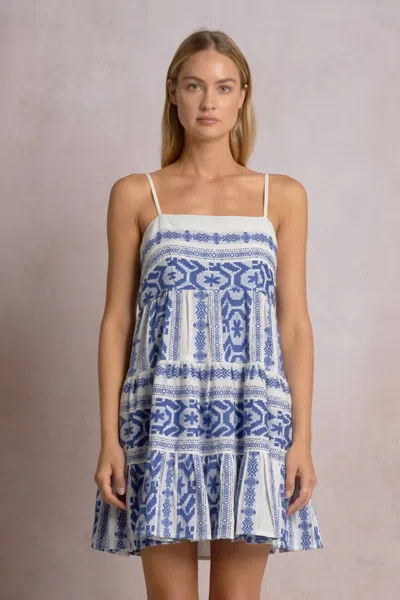 Elan Naxos Cami Mini Dress In Blue