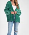 Elan One-of-a-kind Cardigan In Green In Green