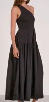 Elan One Shoulder Strap Maxi In Black
