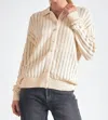 Elan Open Knit Sweater In Beige In Beige