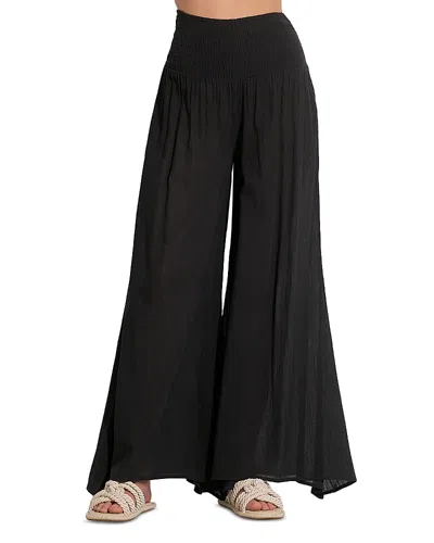 Elan Palazzo Pants Swim Cover-up In Black