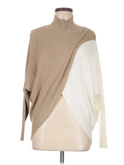 Pre-owned Elan Poncho In Tan